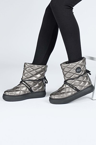 Jump 60214 Water Resistant Non-Slip Sole Bronze Girl's Snow Boots