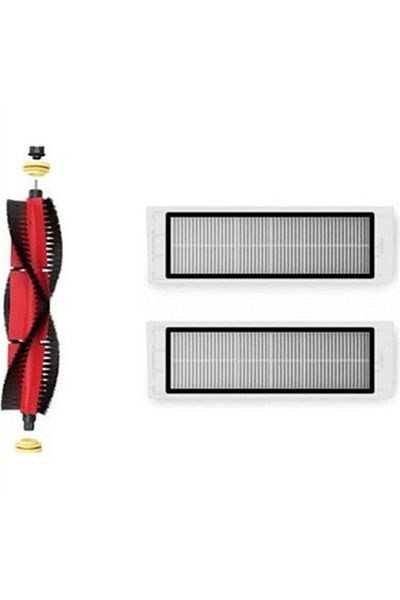 Roborock Set of 3 Spare Parts Compatible for S5 Max, S6, S6 Pure, S6 Max V White Robot Vacuum Cleaner
