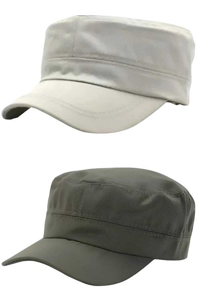 Uniquetrenders Unisex Βαμβακερό Καπέλο Castro 2 Τεμάχια
