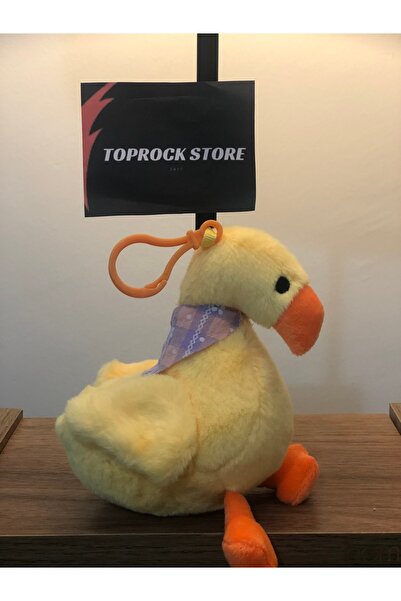 TOPROCKSTORE Sevimli Ördek Peluş Oyuncak Hediyelik Oyuncak Anahtarlık Uyku Arkadaşı 15 cm