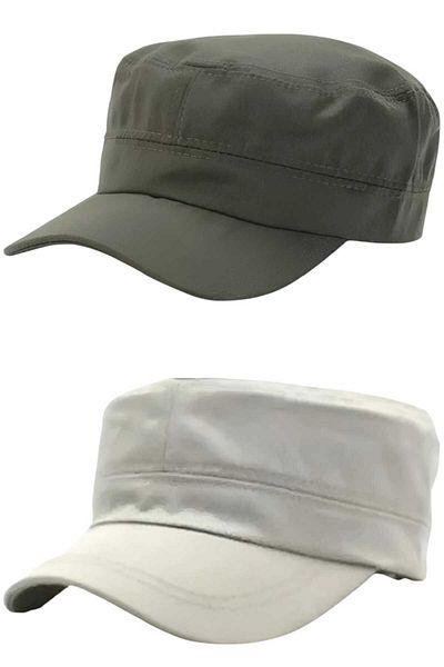 Uniquetrenders Unisex Βαμβακερό Καπέλο Castro 2 Τεμάχια