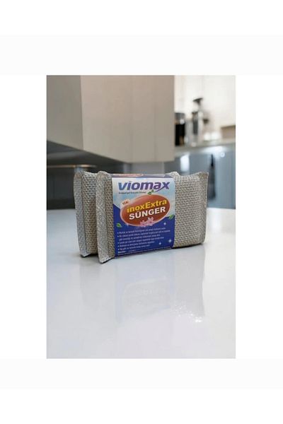 Viomax Extra (2 Pieces) Magic Inox Stainless Wire Dish Sponge