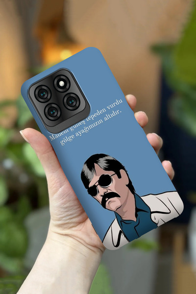 Reeder S71 Uyumlu Kamera Korumalı Pala Desenli HD Baskılı Silikon Kılıf