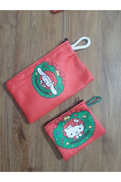 owl bag Несесер за моливи с шарка на канела от серията „Нова година и Коледа“...