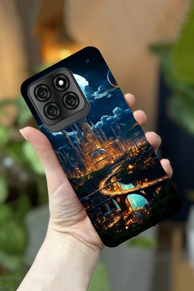 Reeder S71 Compatible Camera Protected Castle Patterned Hd Printed Silicone Case
