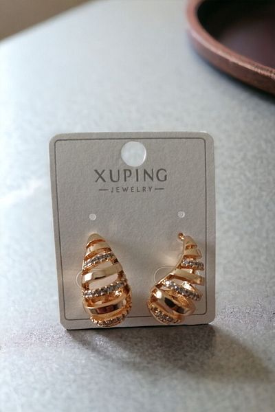 ESMERAY STEEL Luxury Hoop Earrings - Superior Steel Xuping