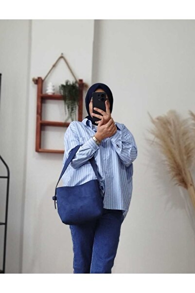 RUES Suet makyaj cantali kadin el ve omuz cantasi