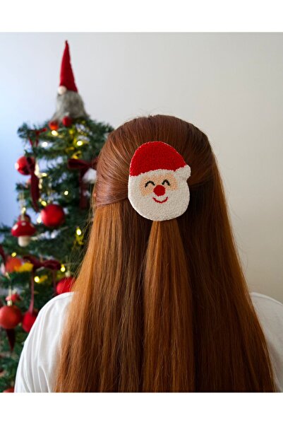 asyakuş Efsarstudio Handmade Punch Noel Baba Yılbaşı Klips Toka