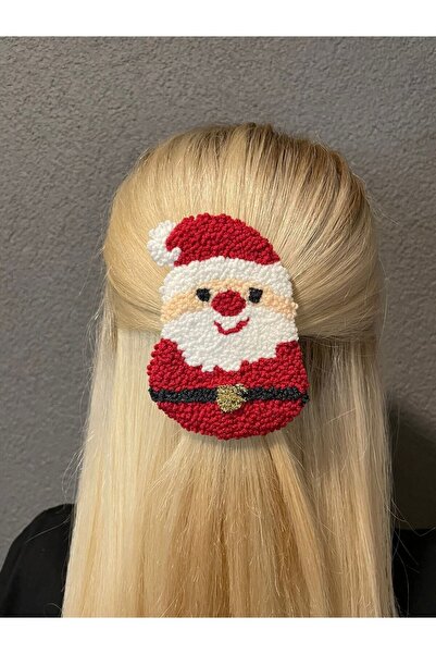 asyakuş Efsarstudio Handmade Punch New Year's Collection Santa Claus Clip Buckle