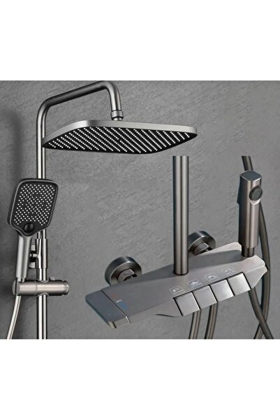 Ervu Yapı Piyano Duş Sistemi Batarya Dahil Komple Yağmurlama Seti Tazyik Ve B...