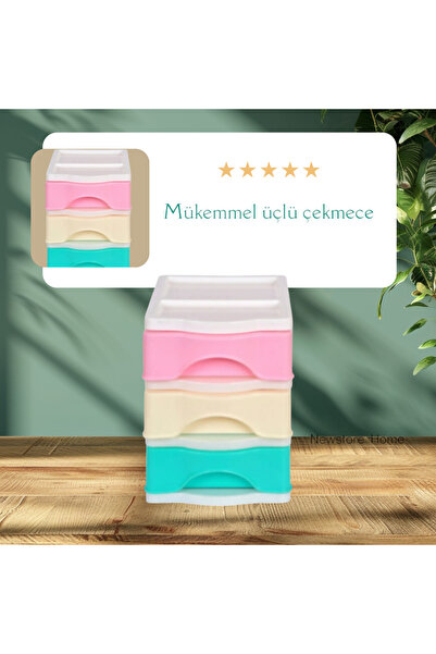 NEBİL HOME 3'lü Enfiye Kutusu