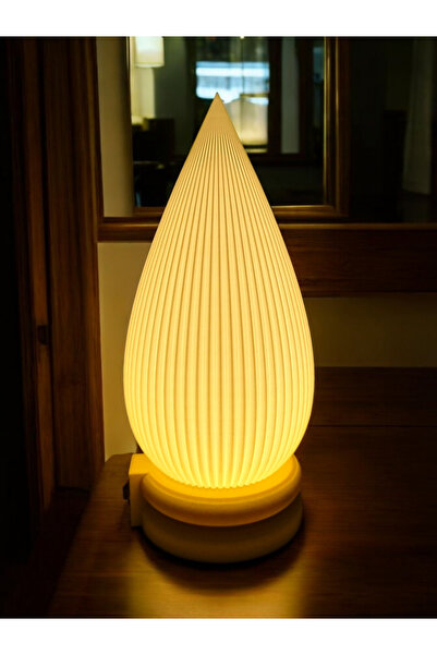 TİANCO KODAS PİLLİ ABAJUR MASA/GECE LAMBASI 28CM