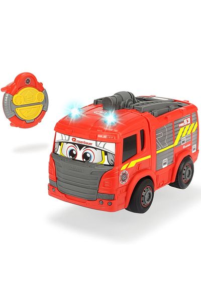 Dickie Toys Masina de pompieri Dickie Toys Happy Fire Truck cu telecomanda