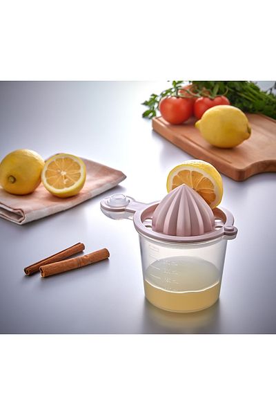 Minty Life 5 Functions Lemon Bowl Grater Egg Separator Oil Pot Funnel Measured Container 300 ml
