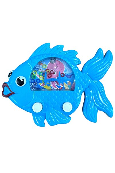 TRUST STORE Su Atarisi Suda Halka Geçirme Oyunu Balık Şeklinde Mavi