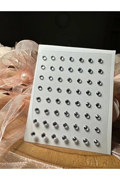 HediyeBudur 56 Adet Parlak Vücut ve Yüz Sticker Makyaj Taşı - Işıltılı Taşlar...