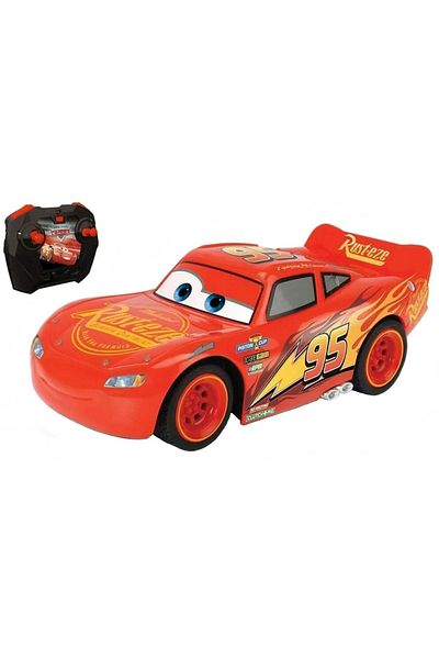 Dickie Toys Masina Dickie Toys Cars 3 Turbo Racer Lightning McQueen cu telecomanda