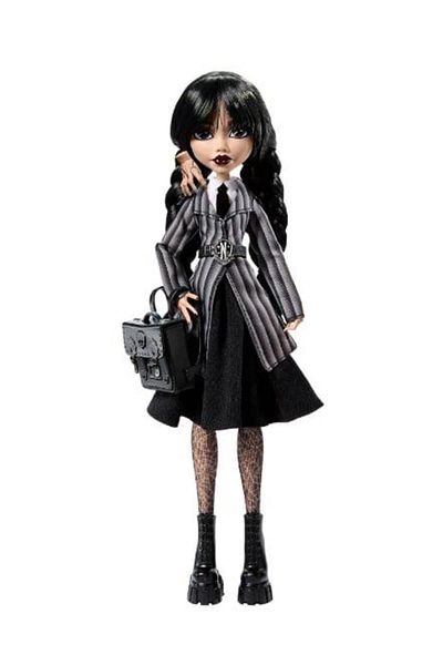 ToysAll Monster High Wednesday HXJ04 - طفل مع زي مدرسي