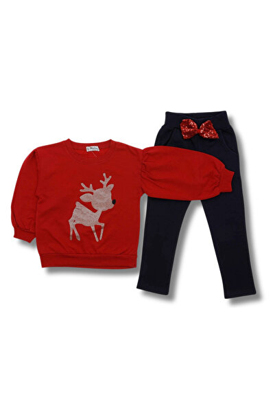 Atabay Kids طقم علوي للفتيات مزود بفيونكة على شكل حرف 2