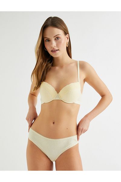Koton Slip din dantelă texturat
