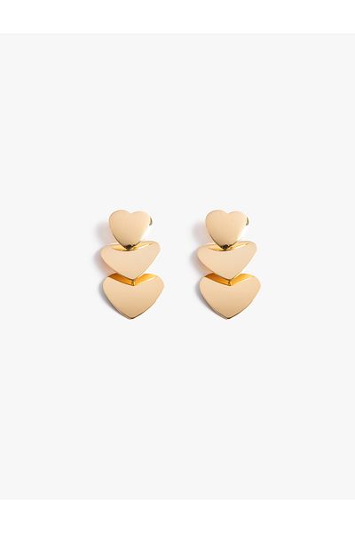 Koton Heart Shaped Earrings - Dangle
