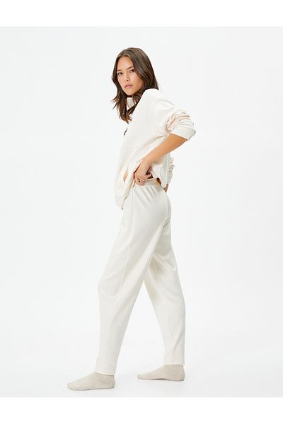 Koton Jogger Pajama Bottoms with Elastic Waist