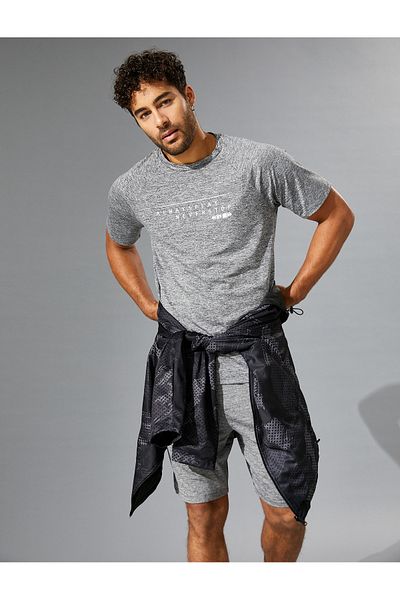 Koton Melted Sports T-Shirt Slogan Printed