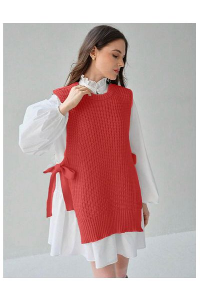 moda mh Women's Thessaloniki Side Tie Sweater