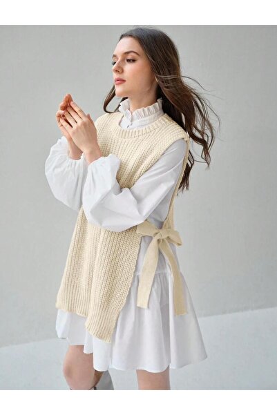 moda mh Women's Thessaloniki Side Tie Sweater