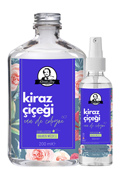 Özcan Bey Deluxe Seri Kiraz Çiçeği Kolonyası Parfümlü Kiraz Çiçeği Kokulu Kol...