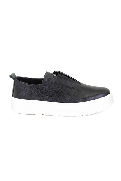 Desa Pantofi sport din piele neagră de damă