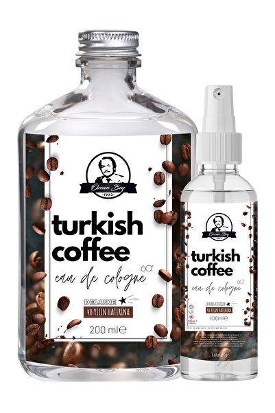 Özcan Bey Deluxe Seri Turkish Coffee Kolonyası Parfümlü Türk Kahvesi Kokulu K...