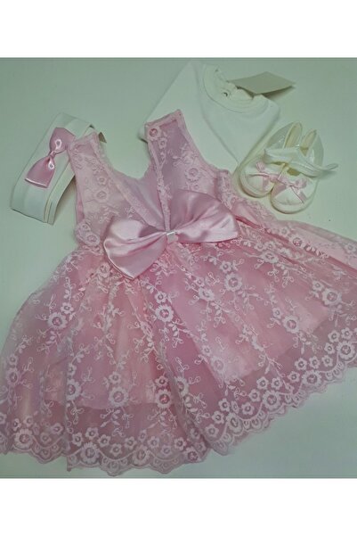 Petite Ponpon Baby فستان مولود جديد للفتيات الصغيرات، هدية للأطفال حديثي الولادة