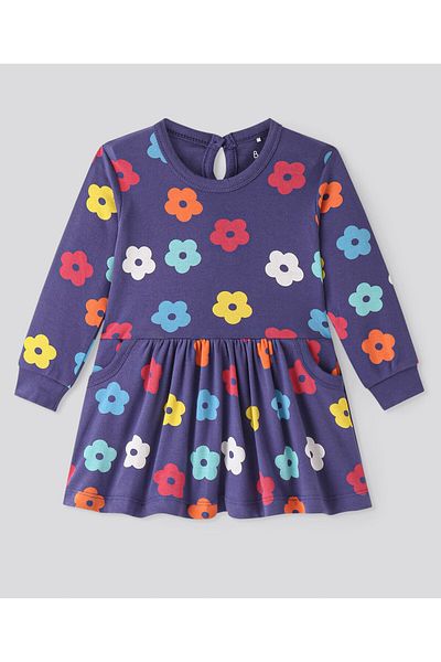 Bonfino Bonfino - Floral Printed Dress - Blue