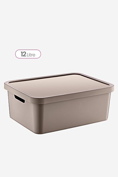Smartware Stafi Multi-Purpose Box with Lid 12 Lt