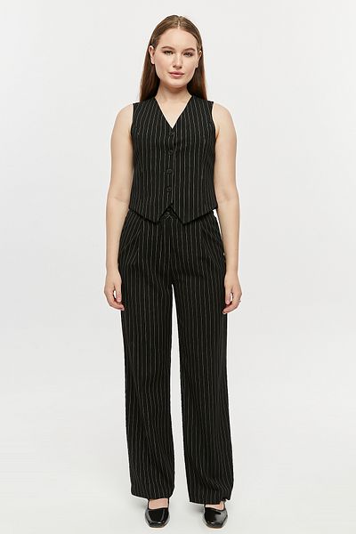 Bolivente Women's Striped Regular Woven Vest