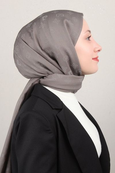 Pierre Cardin Βαμβακερό Σάλι 1030600-973 Καπνός