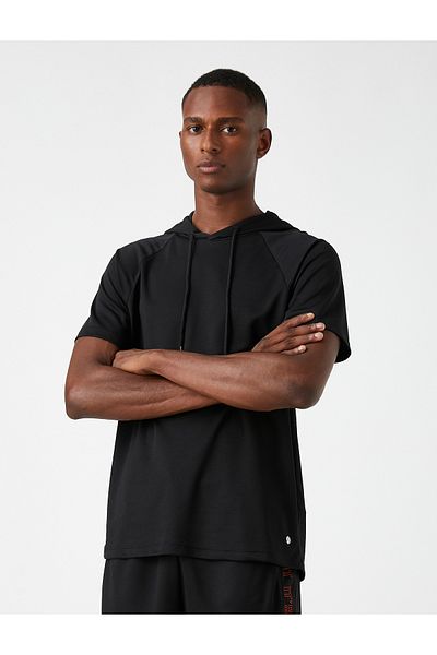 Koton Tricou imprimat cu slogan cu decolteu rotund