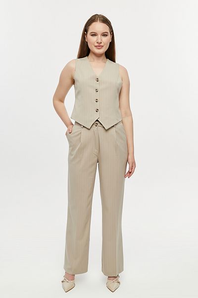 Bolivente Women's Striped Regular Woven Vest