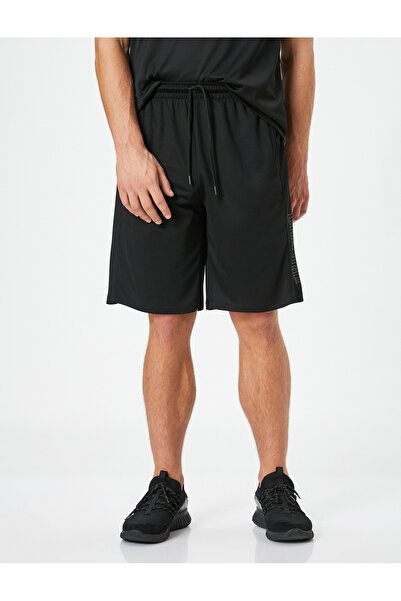 Koton Αθλητικό σορτς Δαντέλα στη μέση Σλόγκαν εμπριμέ