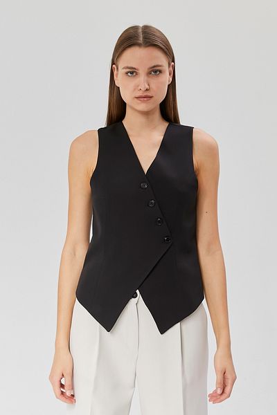 Bolivente V-Neck Women's Vest - Regular Fit, Buttoned