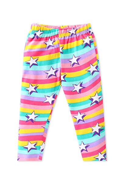 Babyhug Cotton Knit Full Sleeves Co-ord Night Suit With Stars Print - Multicolor