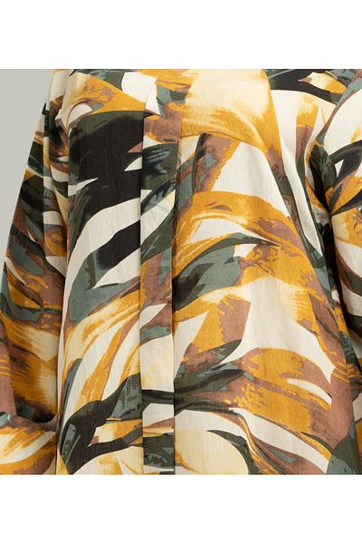 IKKXA Multicolour Printed Jalabiya