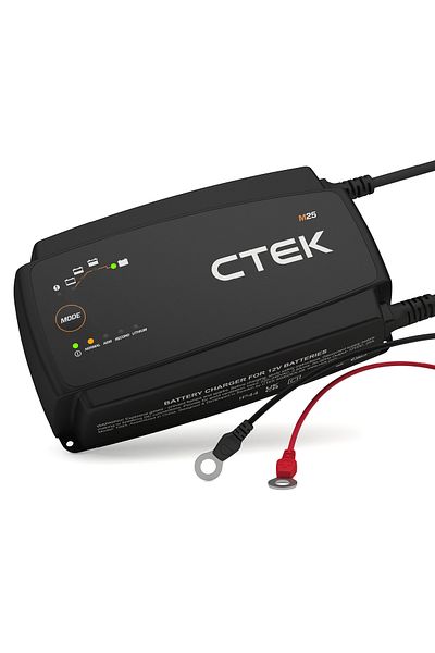 CTEK PRO25S، شاحن بطارية 12 فولت وصيانة، 25 أمبير، قابس المملكة المتحدة