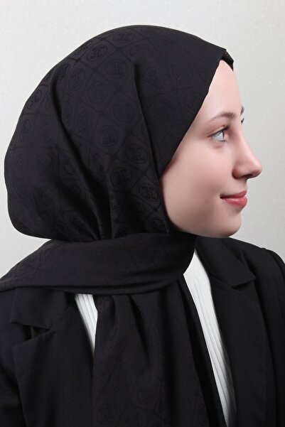 Pierre Cardin Pamuklu Şal 4106-9 Siyah