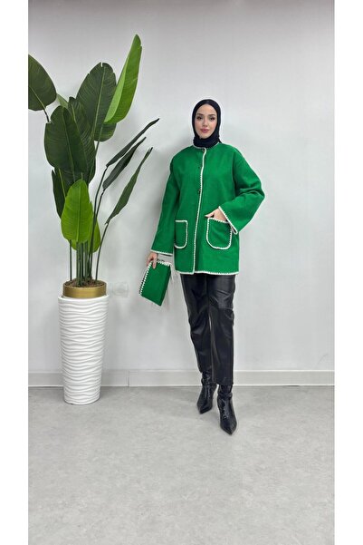 comstar Shawl Collar Stitched Cardigan