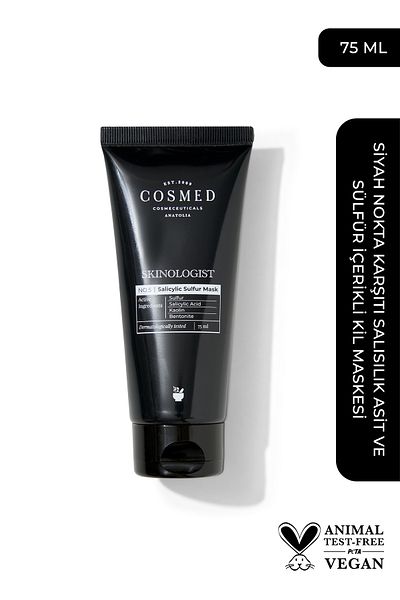 COSMED Skinologist Salicylic Sulfur Mask/Anti-Blackhead Clay Mask 75 ml