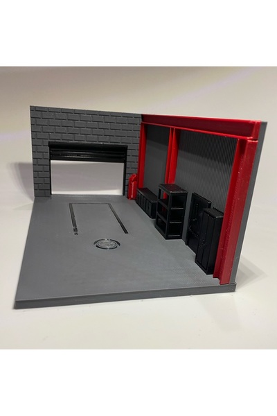 EBG3D 1/64 ÖLÇEK HOTWHEELS GARAJ