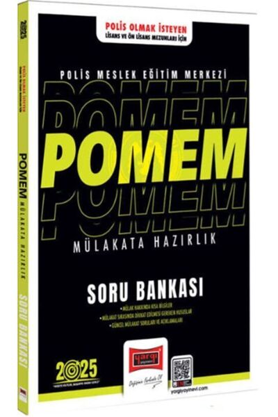 Yargı Yayınları Yargı Yayınları 2025 POMEM Mülakata Hazırlık Soru Bankası