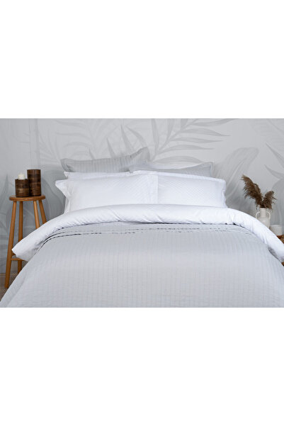 İşbir Yatak Camila Açık Gri %100 Micro Tek Kişilik Yatak Örtüsü Seti